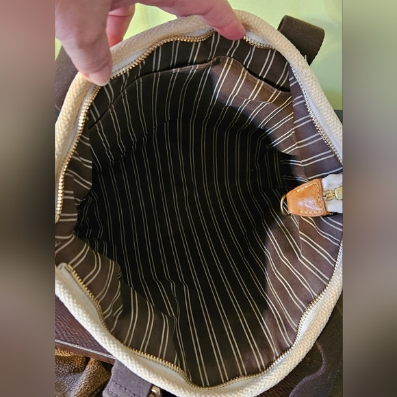 LOUIS VUITTON Antigua Cabas MM Authentic TOTE Shoulder Bag - Picture 12 of 13